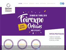 Tablet Screenshot of foirexpo-orleans.fr